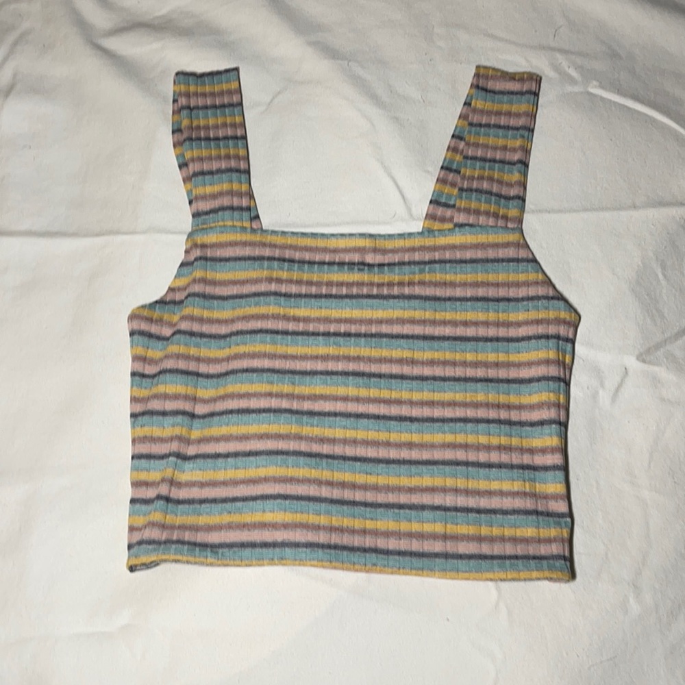American Eagle multicolored cropped top ( medium )